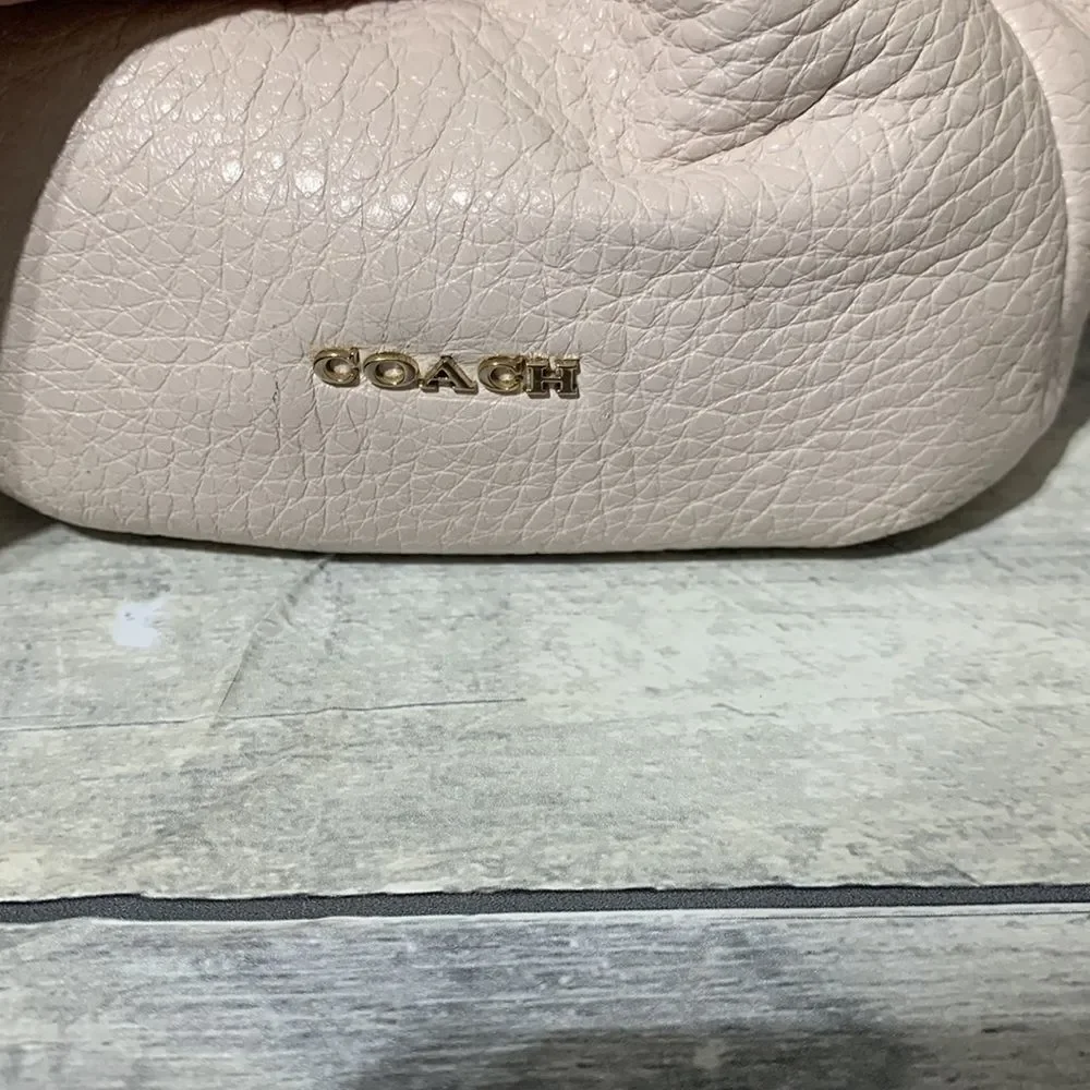 Coach‎ Madison Leather Phoebe Satchel Cream